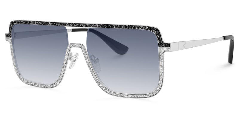 Padraic - Aviator Silver Sunglasses