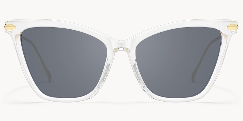 Hilary Clear Butterfly Prescription Sunglasses