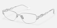 Spine - Geometric Silver Eyeglasses