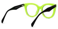 Feivel - Cat Eye Green Eyeglasses | Vooglam Side View
