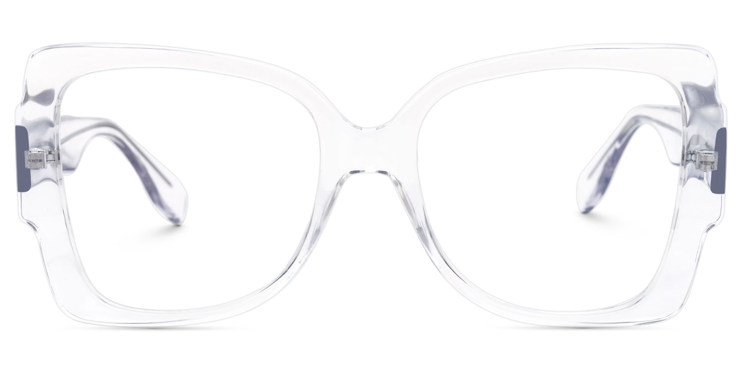 Elisaria - Butterfly Crystal Eyeglasses | Vooglam Angle View