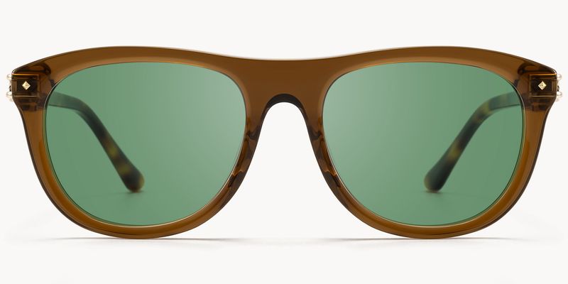 O'Keeffe - Aviator Brown Sunglasses