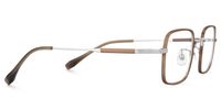 Arc - Square Brown Eyeglasses - 4