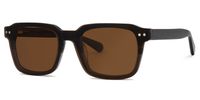 Nafisa - Rectangle Brown Sunglasses | Vooglam Side View