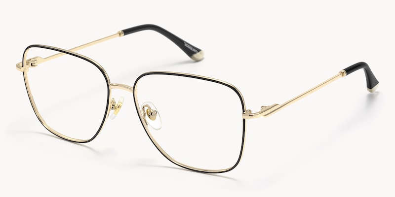 Karma - Square Black Eyeglasses