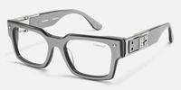 The Programmer - Rectangle Silver Eyeglasses