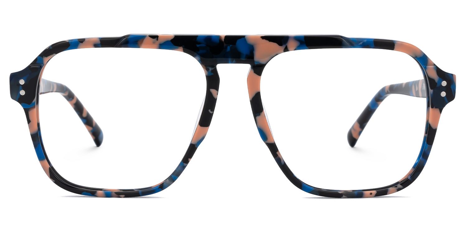 Sosa - Aviator Tortoise Eyeglasses | Vooglam Angle View