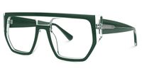 Inerney - Aviator Green Eyeglasses