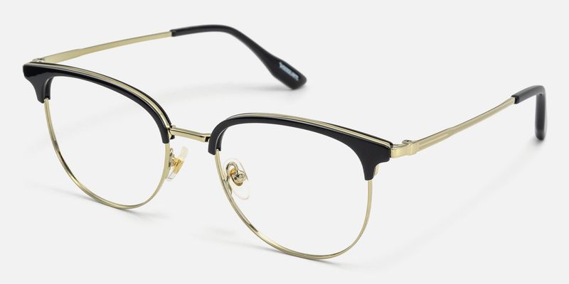 Grace - Round Two-tone Eyeglasses | Vooglam