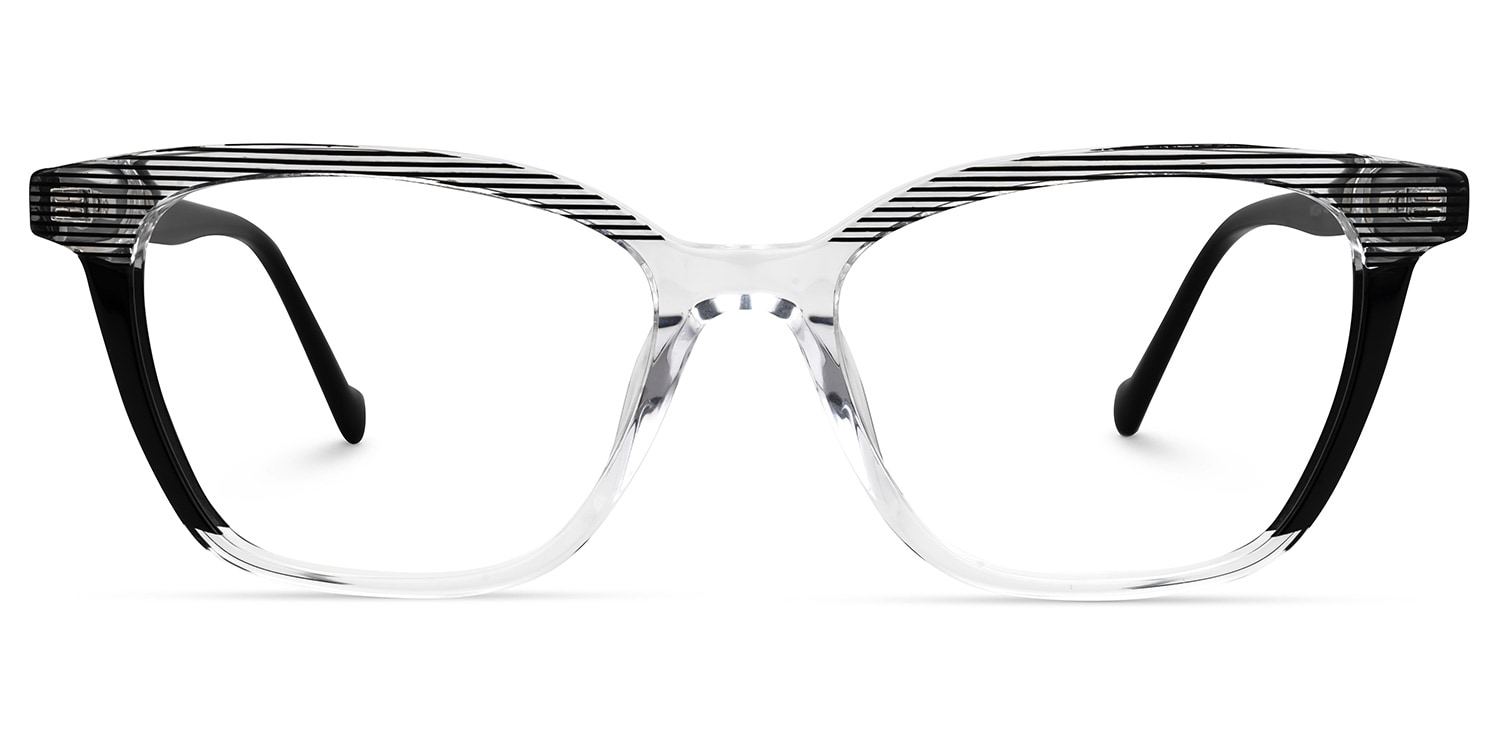 

Eastmund - Rectangle Black/Crystal Eyeglasses