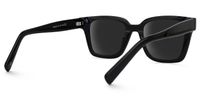 Dawes - Rectangle Black Sunglasses | Vooglam Side View