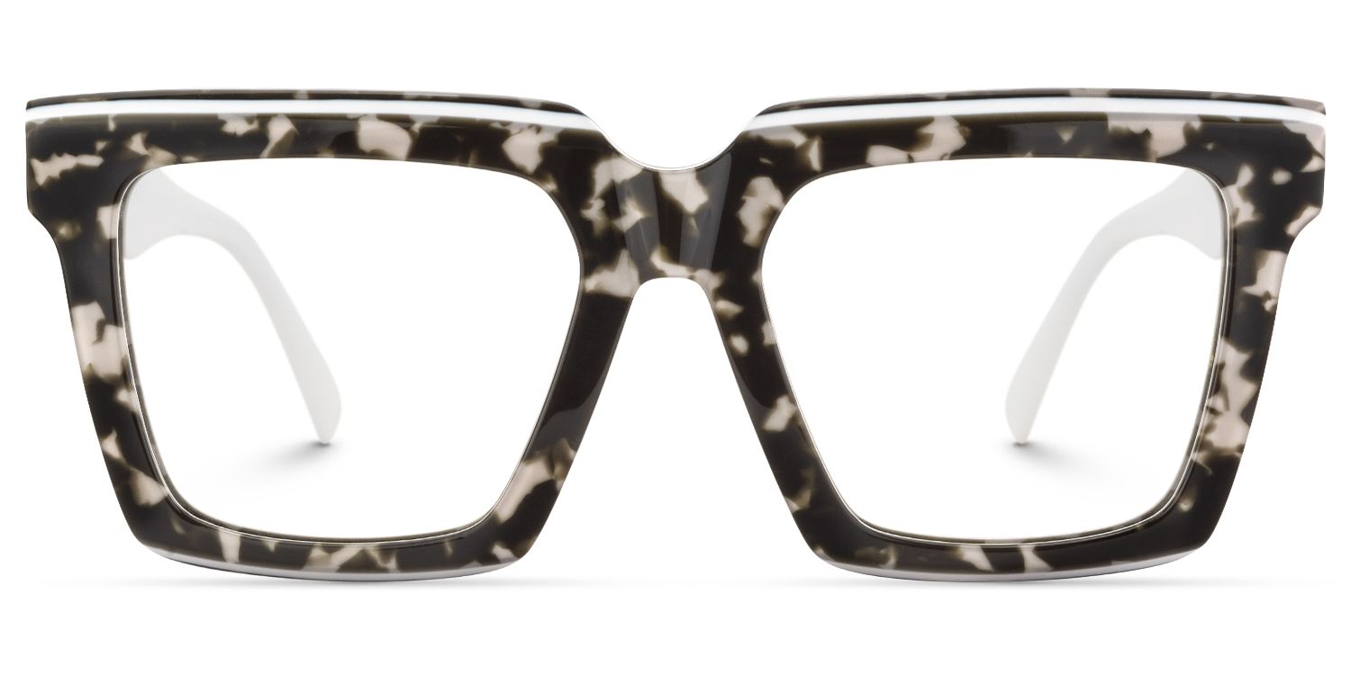 Altresha - Square Tortoise Eyeglasses | Vooglam Angle View