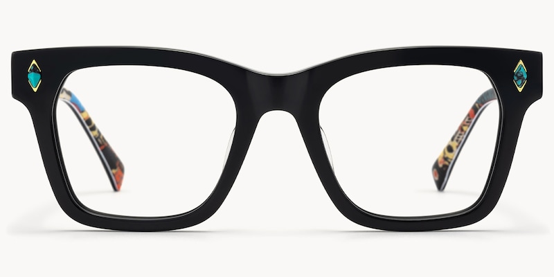 Adinkra - Square Black Eyeglasses