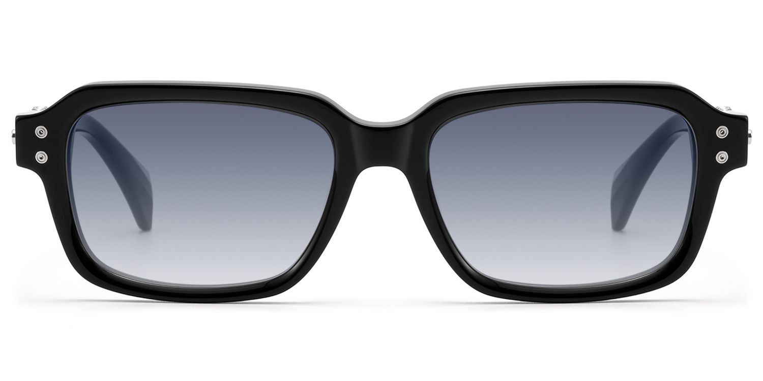 Frame Size of Anacortes - Black Gradient Guitar Temple Shades | Vooglam