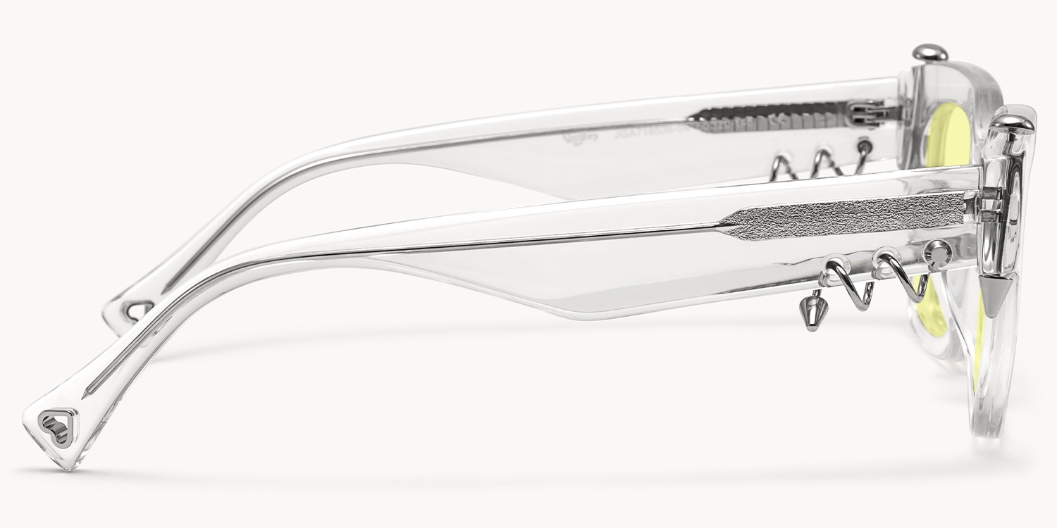 Sabrina - Rectangle Crystal Sunglasses