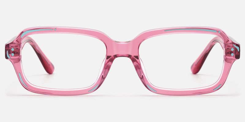 Pixel - Rectangle Pink Eyeglasses