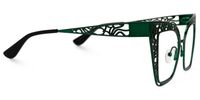 Agalia - Cat Eye Green Eyeglasses | Vooglam 