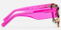 Vaeda - Bold Square Tortoise Sunglasses | Vooglam Side View