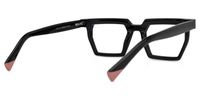 Baden - Rectangle Black Eyeglasses | Vooglam Side View