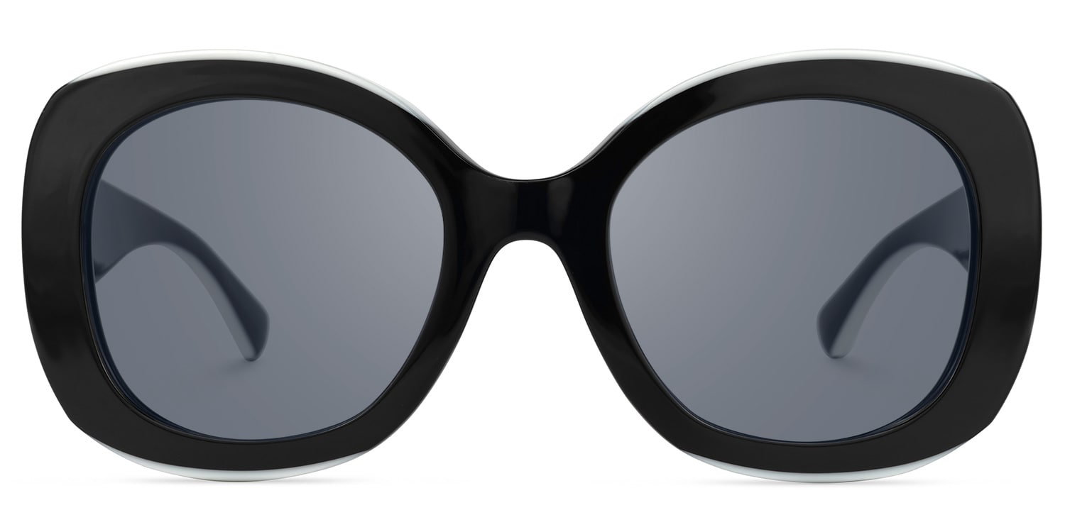 

Athina - Round Black Sunglasses