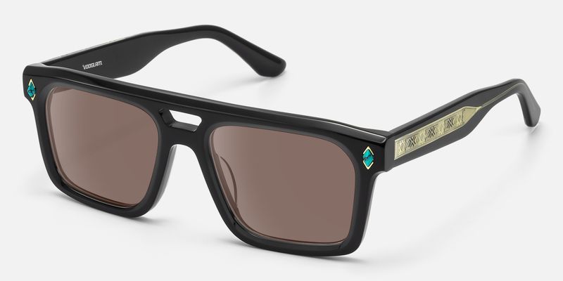 Bastion - Black Aviator Sunglasses | Vooglam
