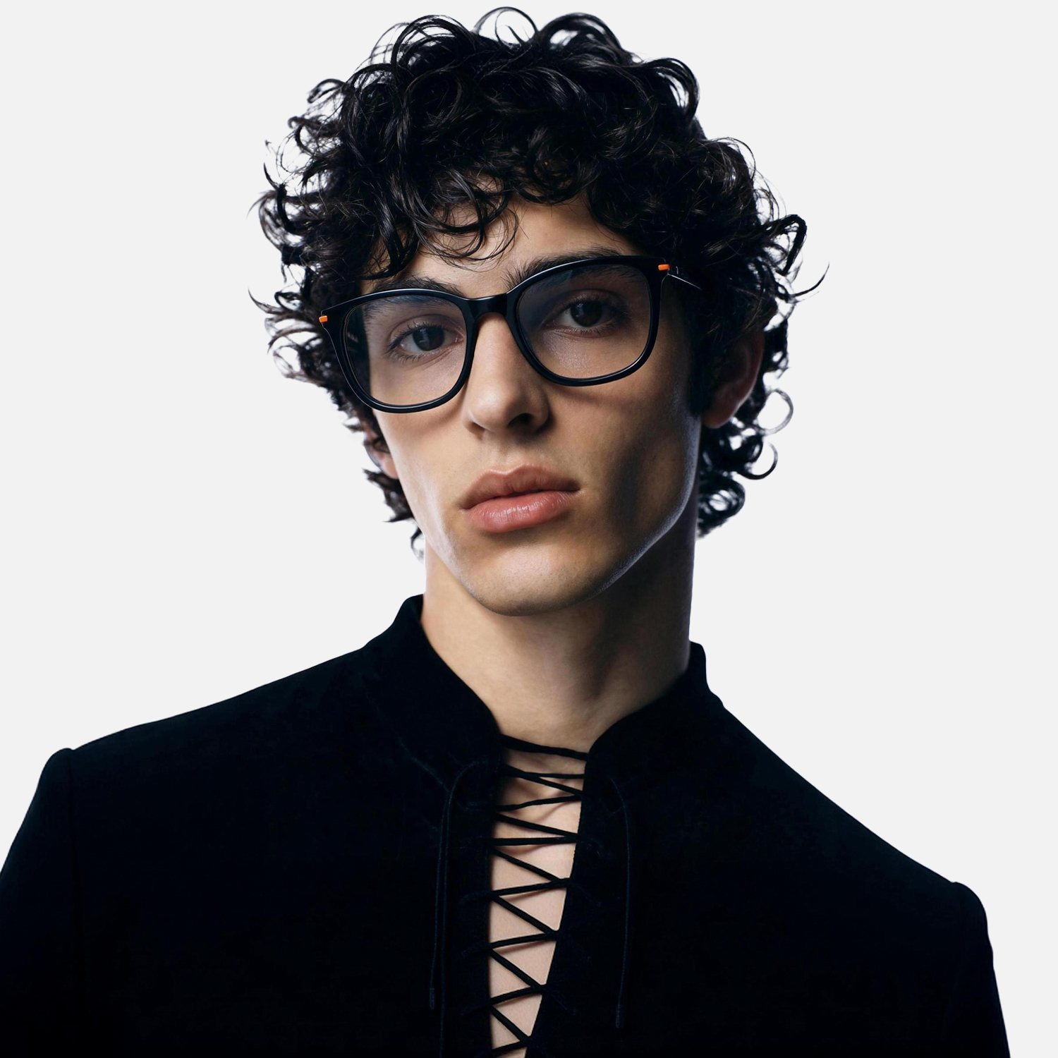 Explore the design story of Holo - Square Black Eyeglasses | Vooglam