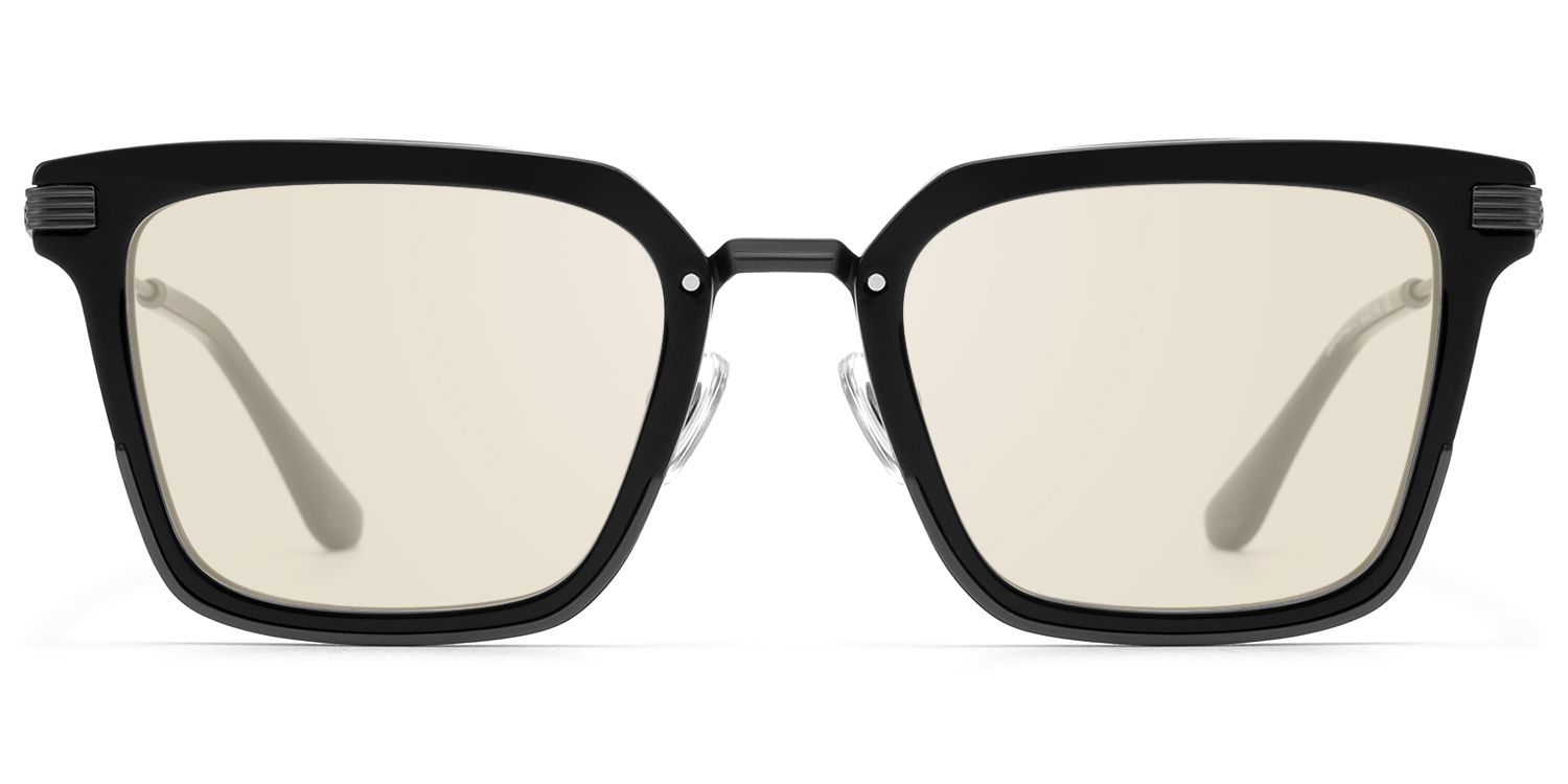 Frame Size of Kassel - Matte Gunmetal Acetate Metal Sunglasses | Vooglam