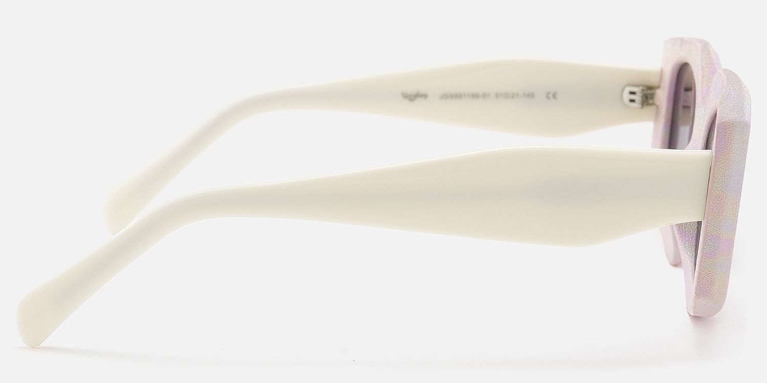 CruzHide - Geometric Multicolor Sunglasses by Vooglam - Side View