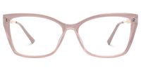 Idonea - Butterfly Pink Eyeglasses | Vooglam Angle View