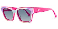 Qacha - Square Pink Sunglasses - 3