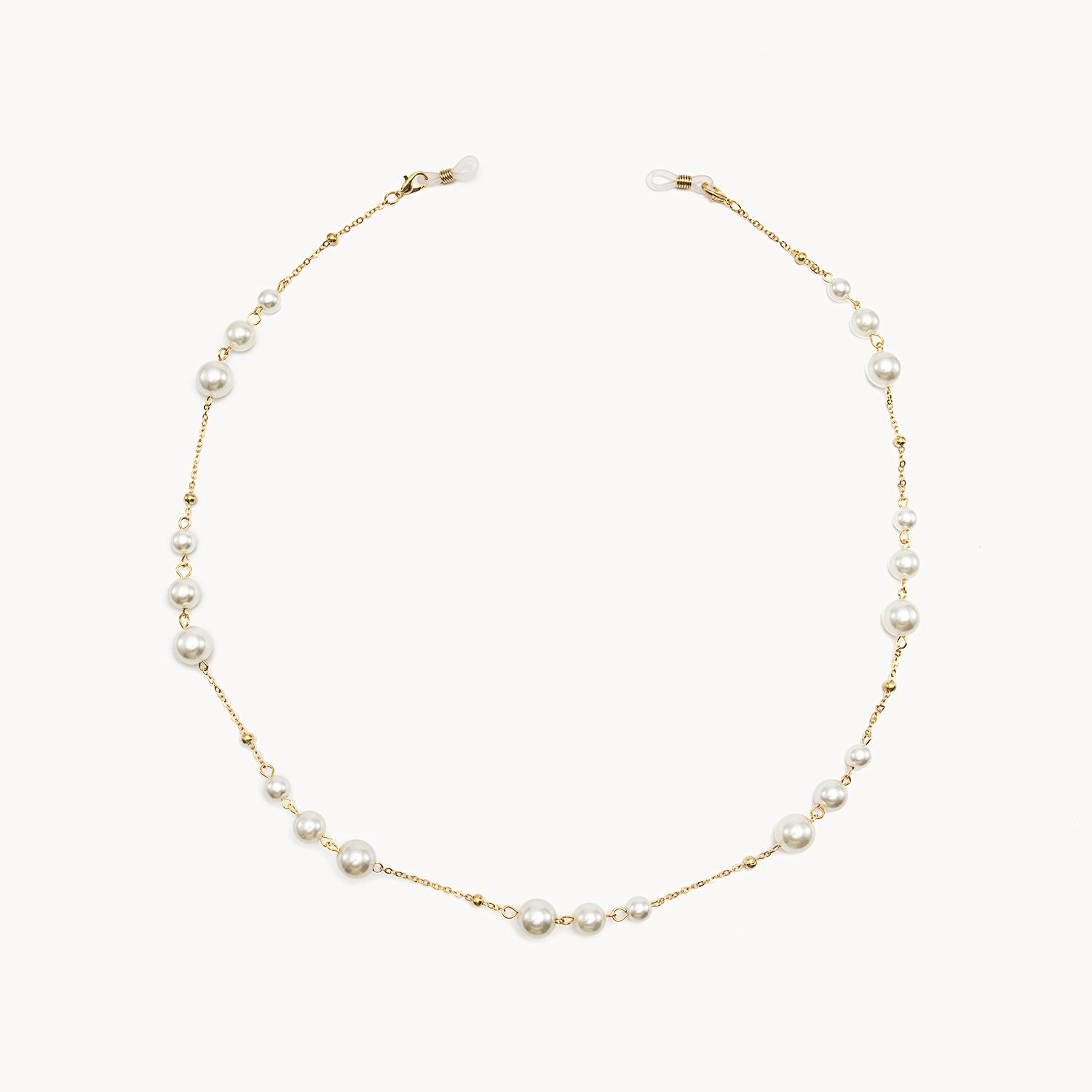 Artificial Pearl Glasses Chains | Vooglam.com Angle View
