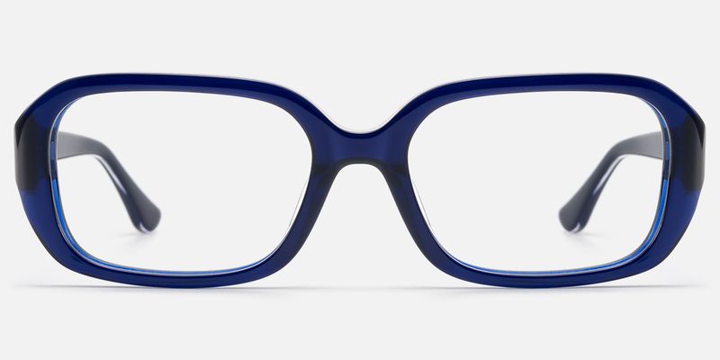 Mies - Bold Deep Blue Frames with Metal Pin | Vooglam