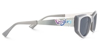 Tahiya - Geometric Grey Sunglasses - 4