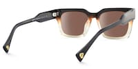 Mahola - Rectangle Brown Sunglasses - 3