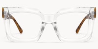 Pacheco - Clear Square Glasses Tortoiseshell Arms - 3