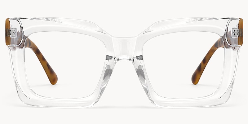 Pacheco - Clear Square Glasses Tortoiseshell Arms