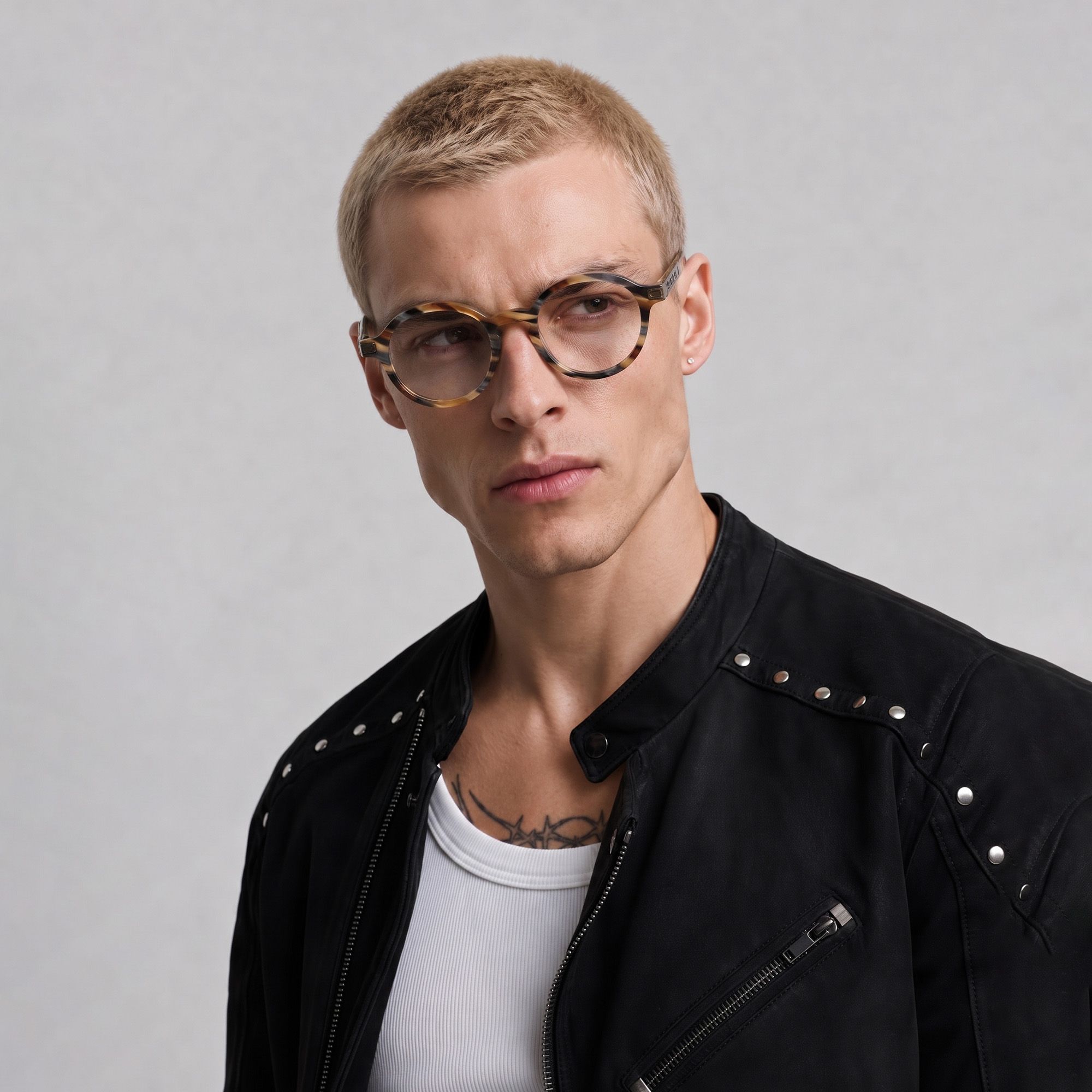 Brand Story: Behind the design of Lennon - Dark Brass Khaki Marbled Round Frames by Vooglam