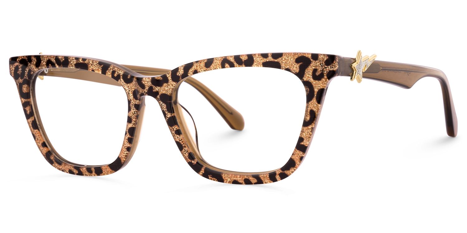 Jaiana - Cat Eye Animal Eyeglasses | Vooglam Front View
