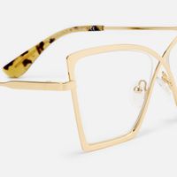 Felicja - Butterfly Gold Eyeglasses | Vooglam Design Details
