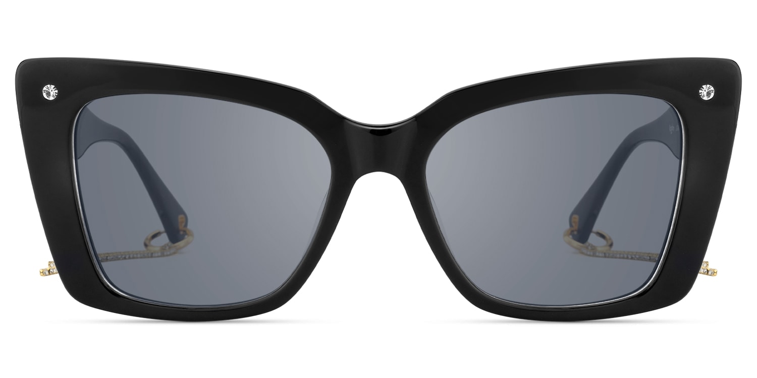 

Rosa - Butterfly Black Sunglasses