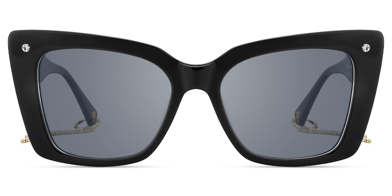 Rosa - Butterfly Black Sunglasses