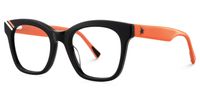 Vera - Square Black Eyeglasses