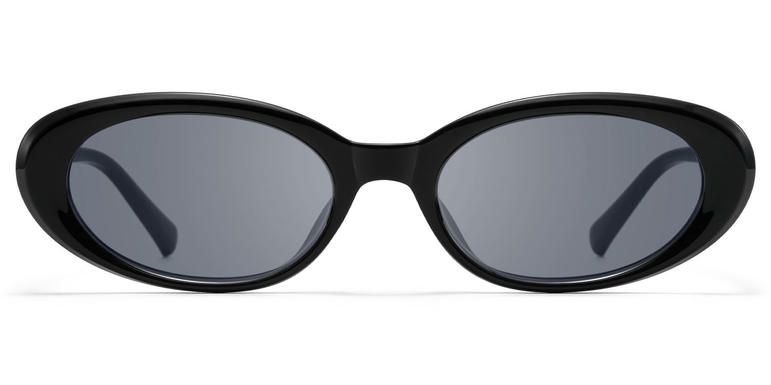Nimbus - Cat Eye Black Sunglasses | Vooglam Angle View
