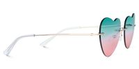 Lahoma - Heart Two-tone Sunglasses | Vooglam