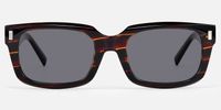Lunaris - Rectangle Rectangle Sunglasses | Vooglam Angle View
