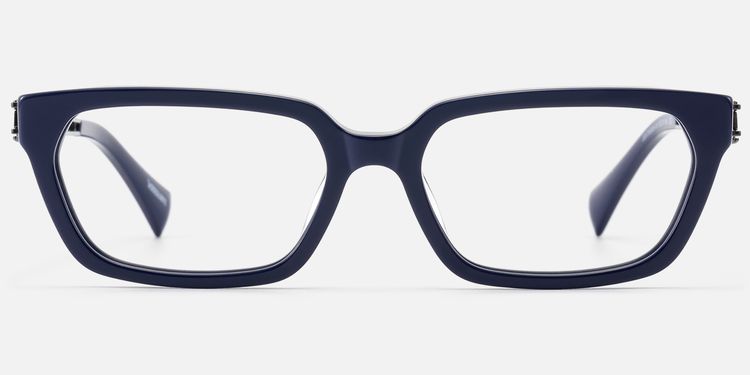 Scarpa - Blue Gunmetal Wire Temple Glasses | Vooglam