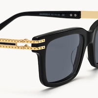 Anansi - Black Rectangle Sunglasses - 4