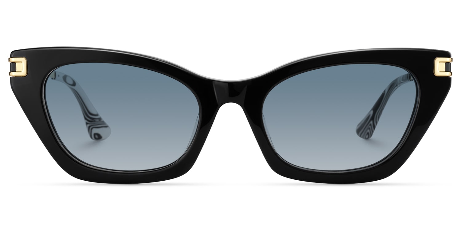 Siren - Cat Eye Black Sunglasses - 1