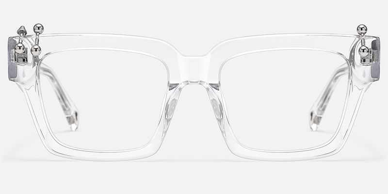PIERCE - Square Transparent Eyeglasses