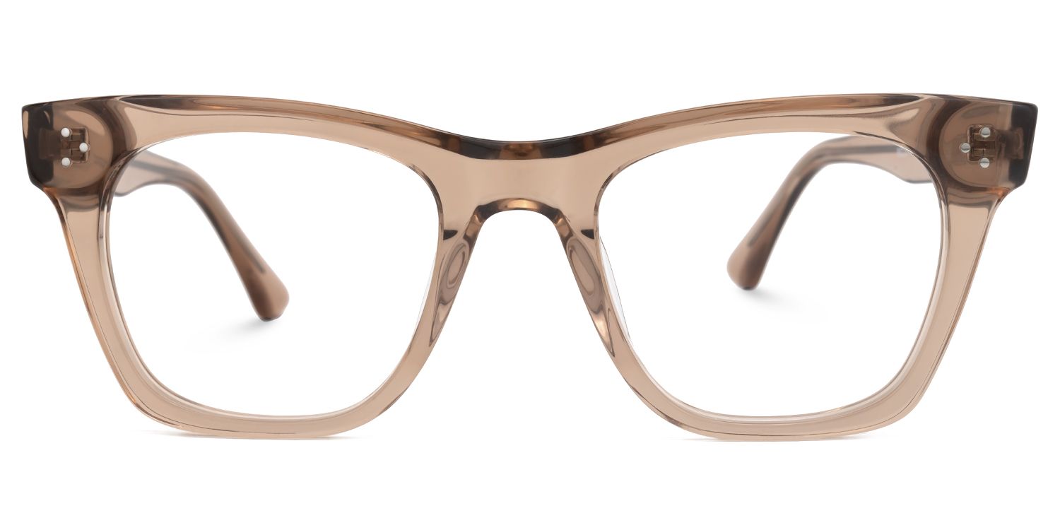 Ehawee - Cat Eye Champagne Eyeglasses | Vooglam Angle View